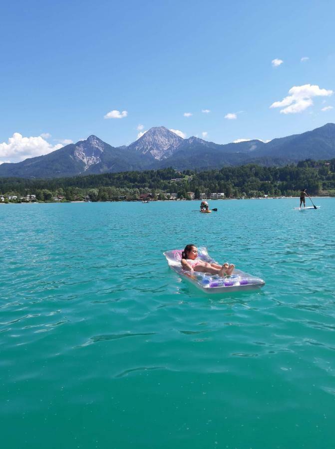 Ferienhaus Inselweg Faak am See Ngoại thất bức ảnh